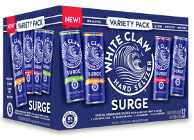 White Claw Hard Seltzer Surge Variety Pack 12 Oz, 12 Pack Cans