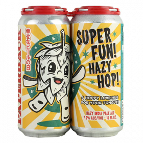  Paperback Brewing Company  Super Fun! Hazy Hop IPA 4 Pack 16 Oz Cans 