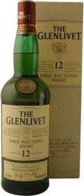 The Glenlivit 12 Year Old Single Malt Scotch Whiskey 750ML