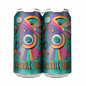 Modern Times Sparkle Wolf West Coast IPA  16oz cans 4 Pack