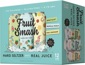 New Belgium Fruit Smash Hard Seltzer Variety 12 Oz 12 Pack Cans