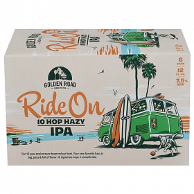 Golden Road Brewing Ride On 10 Hop Hazy 12 Oz 6 Pack Cans