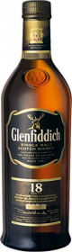 Glenfiddich 18 Year Old Single Malt Scotch Whiskey 750ML