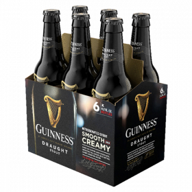 Guinness Draught, 11.2 Oz, 6 Pack Bottles