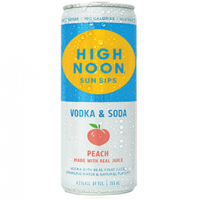 High Noon Peach Hard Seltzer 355ml can