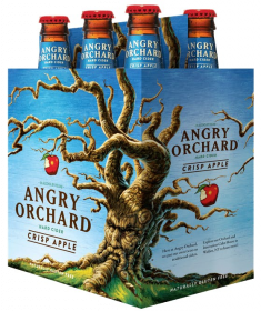 Angry Orchard Crisp Apple Hard Cider 12 Oz  6 Pack Bottles