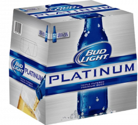 Bud Light Platinum 12 Oz 12 Pack Bottles