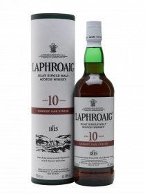 Laphroaig 10 Year Old Sherry Oak Finish Single Malt Scotch Whisky 750ML