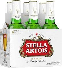 Stella Artois Belgian Beer 6pk/11.2 FI Oz Bottles